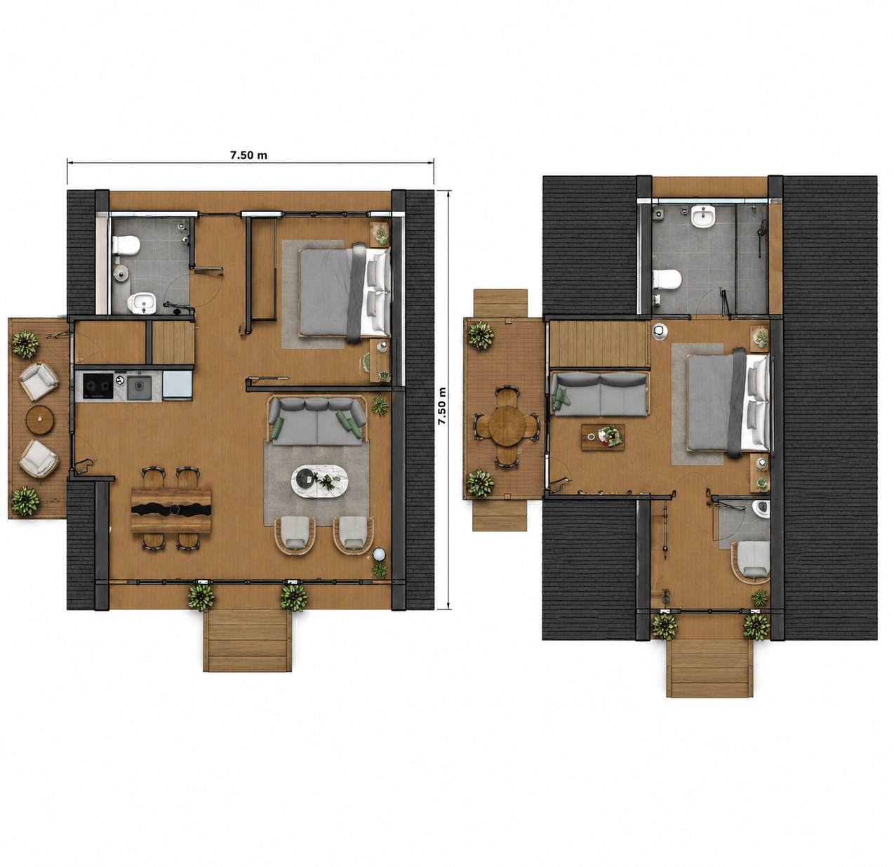 The A-Frame floor plan